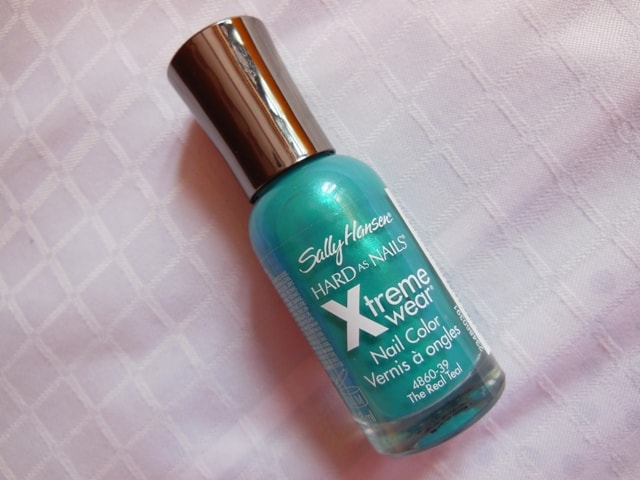 Sally Hansen Hard As Nail Xtreme Wear Nail Color - The Real Teal Review,  NOTD - Beauty, Fashion, Lifestyle blog | Beauty, Fashion, Lifestyle blog