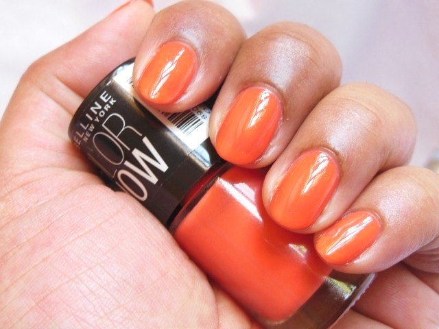 Orange and White Abstract Nail Design - wide 2