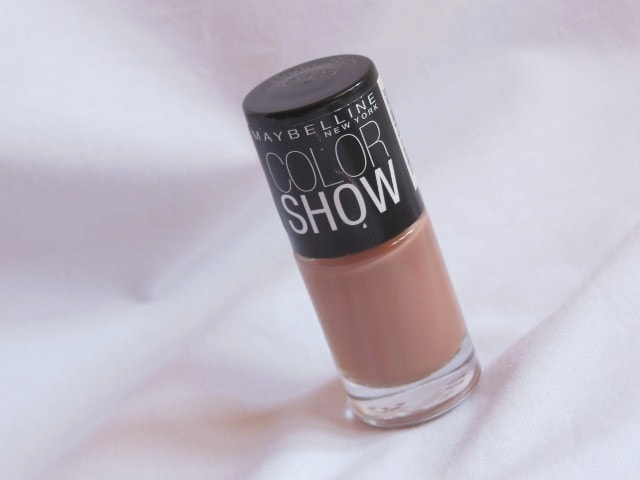 Maybelline Color Show Nail Paint Nude Skin Review, NOTD 