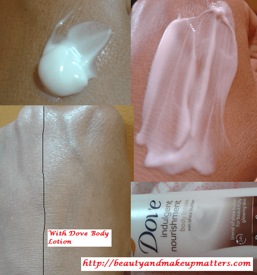 Dove-Indulgent-Nourishment-Body-Lotion-with-Shea-Butter-Swatches