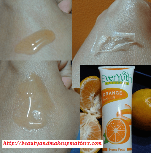 Everyuth-Orange-Peel-Off-Home-Facial-Swatches