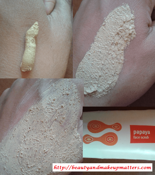 FabIndia-Papaya-Face-Scrub-Swatch