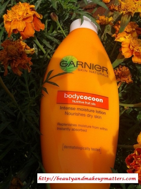 GarnierBodyCocoonIntenseMoisturizingLotionReview