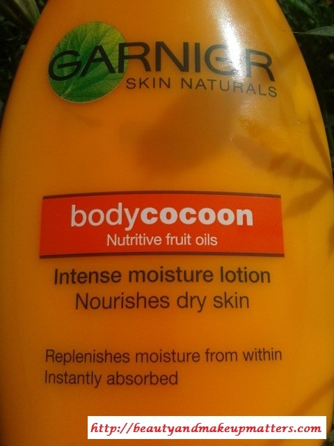 GarnierBodyCocoonIntenseMoisturizingLotionReview