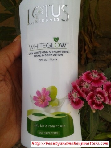 LotusHerbalsWhiteGlowSkinWhitening&BrighteningBodyLotion