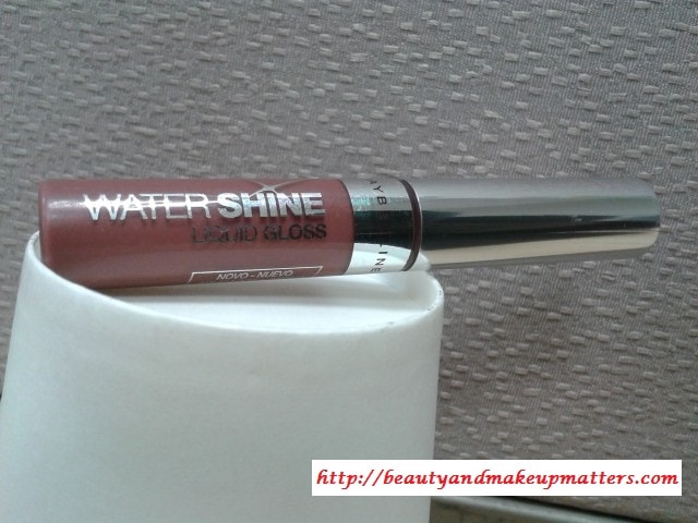 MaybellineWaterShineLipGlossNakedBrownReview