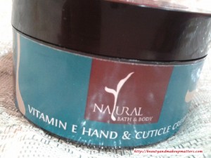 NaturalBathandBodyVitaminEHandandCuticleCreamPack