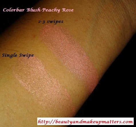 Colorbar-Blush-PeachyRose-Swatches