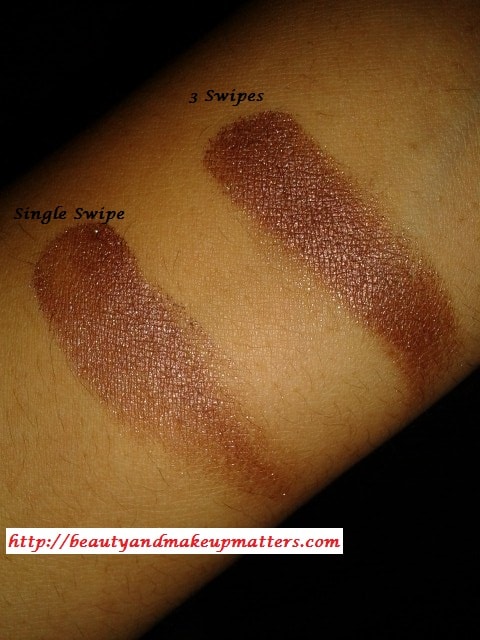 Colorbar-Spicy-Brown-Eye-shadow-Swatch