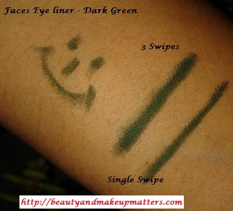 Faces-Canada-Long-Wear-Eye-Liner-Dark-Green-Swatch