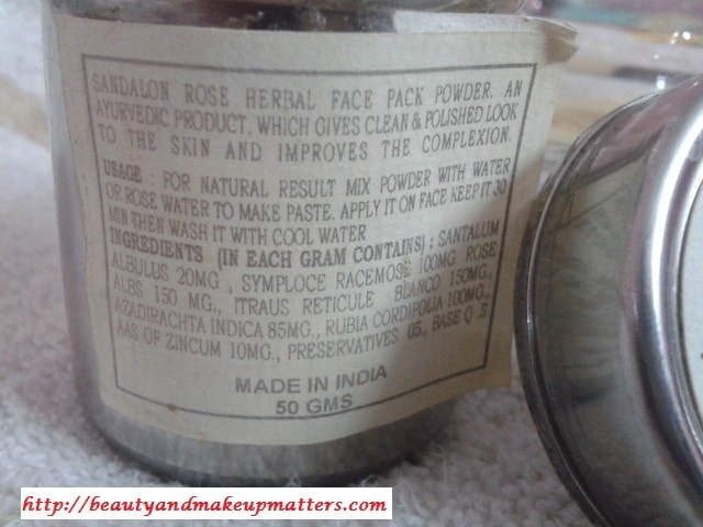 Khadi-Herbals-Sandalon-Rose-Face-Pack-Claims