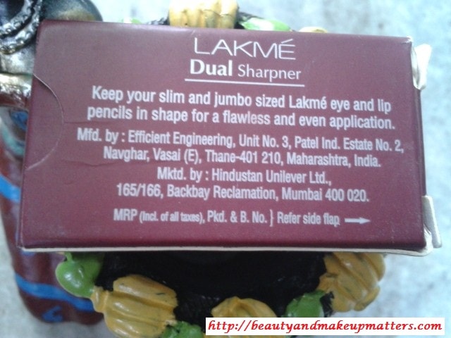 Lakme-Dual-Sharpener-Claims