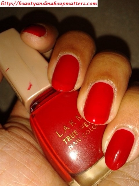 Lakme-Nail-Color-Siren-Red-Swatch