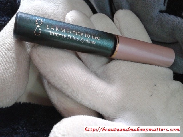 Lakme-Nine-To-Five-Intense-Shine-Eye-Liner-Olive-Review