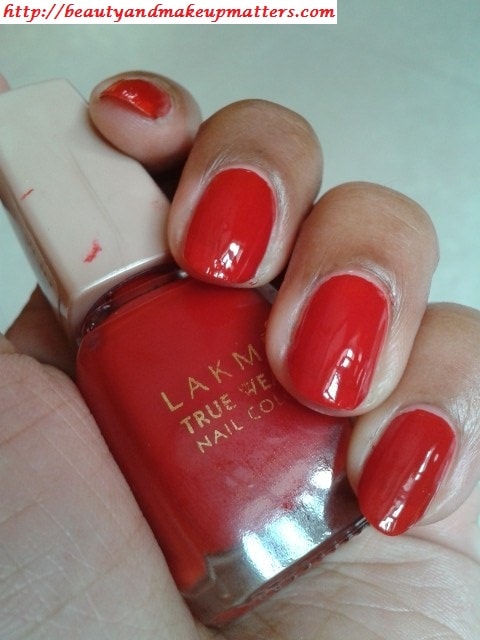 Lakme-True-Wear-Nail-Color-Siren-Red-Swatch