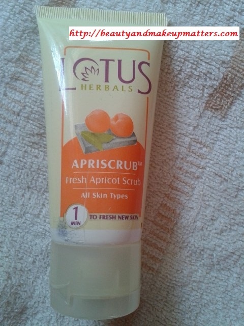 Lotus-Apricot-Scrub-Review