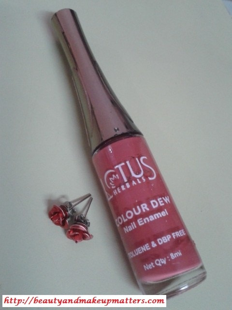 Lotus-Color-Dew-Nail-Enamel-Rose-Petal-Review