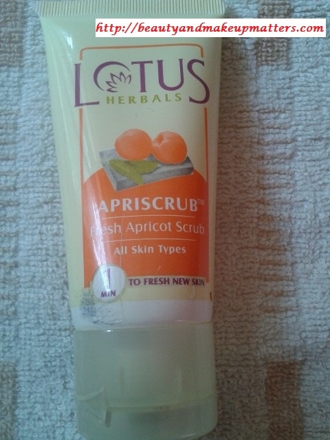 Lotus-Herbals-ApriScrub-Fresh-Apricot-Scrub-Review