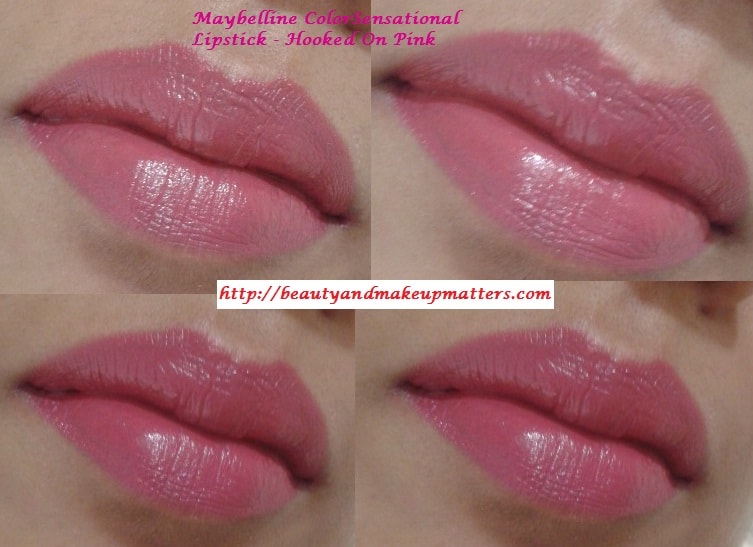 Maybelline-Lipstick-Hooked-On-Pink-LOTD