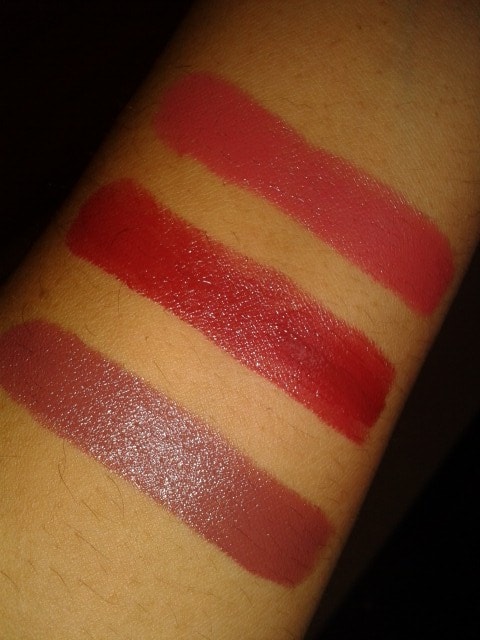 Maybelline-Moisture-Extreme-Cranberry-DuskyMauve-CoralPink-Lipstick-Swatch