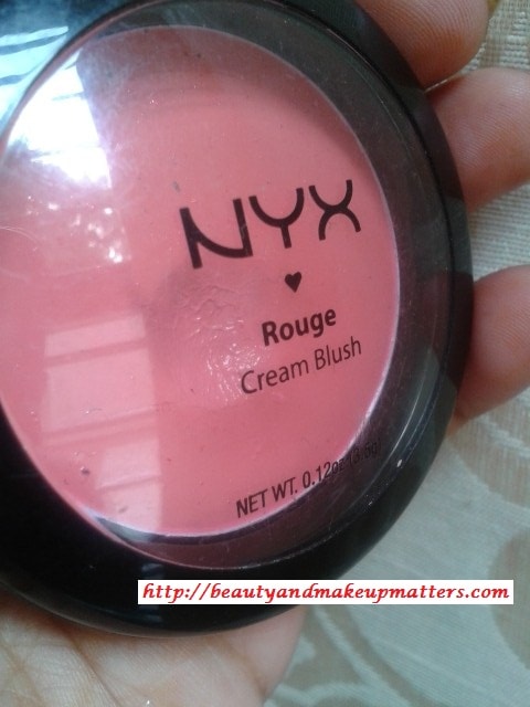 nyx cream blush swatches tickled