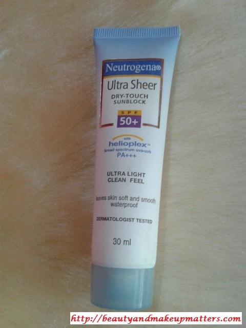 Neutrogena-Ultra-Sheer-Dry-Touch-Sunblock-SPF-50+-Review