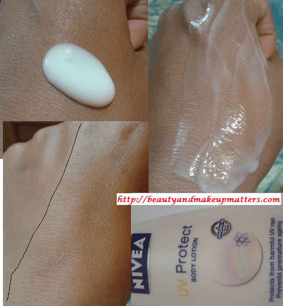 Nivea-UV-Protect-Body-Lotion-Swatch