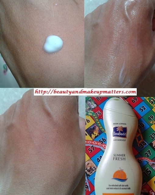 Parachute-Advanced-Body-Lotion-Summer-Fresh-Swatch