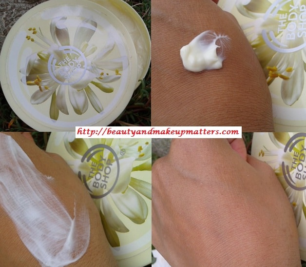 The-Body-Shop-Moringa-Body-Butter-Swatches
