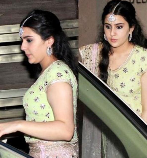 sarah-at-Kareena-Sangeet