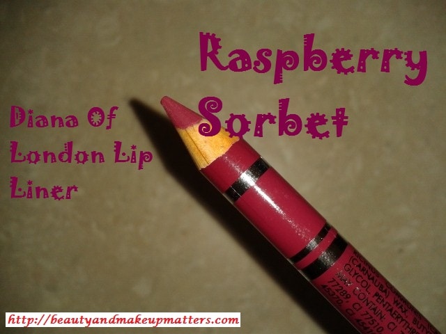 Diana-Of-London-Lip-Liner-Raspberry-Sorbet-Review