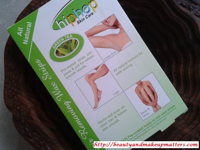 HipHop-Skin-Care-Waxing-Strips-Green-Tea