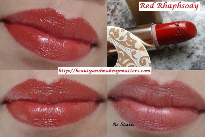 Loreal-Color-Riche-Red-Rhapshody-339-Lipstick-LOTD