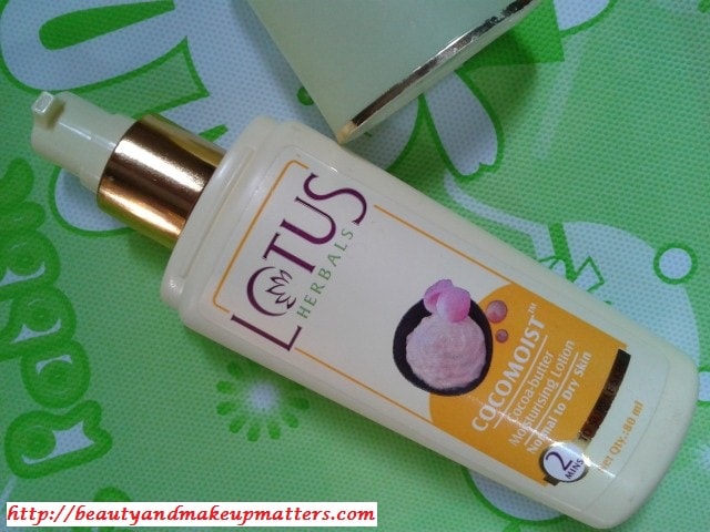 Lotus-Herbals-CocoMoist-Cocoa-Butter-Facial-Moisturising-lotion-Review