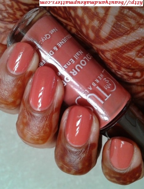 Lotus-Herbals-Color-Dew-Nail-Enamel-Peach-Perfect-Swatch