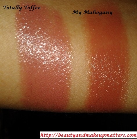 Maybelline-Color-Sensational-Lipstick-Totally-Toffee-and-My-Mahogany-Swatches