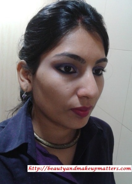 Maybelline ColorSensational-Jewels-Lipstick-Berry-Brilliant-FOTD