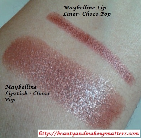 Maybelline-Lip Liner-and-Lipstick-Choco-Pop