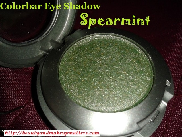 Colorbar-Eye-Shadow-14-Spearmint-Review