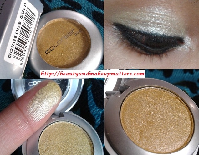 Colorbar-Gorgeous-Gold-Single-Eye-Shadow-Look