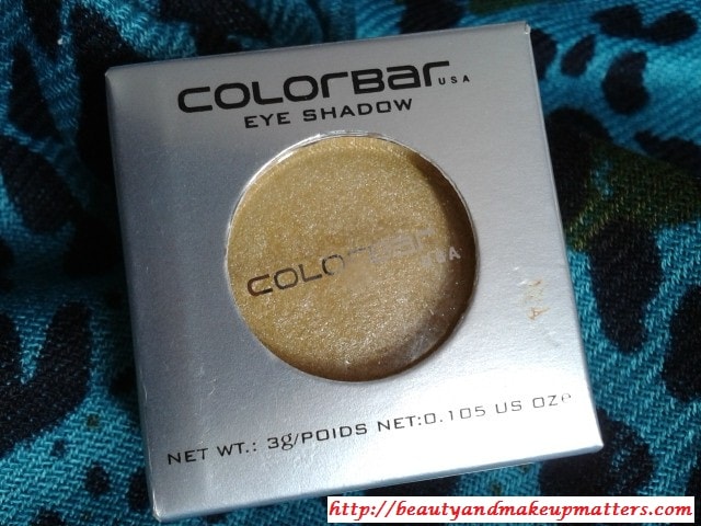 Colorbar-Gorgeous-Gold-Single-Eye-Shadow-Review