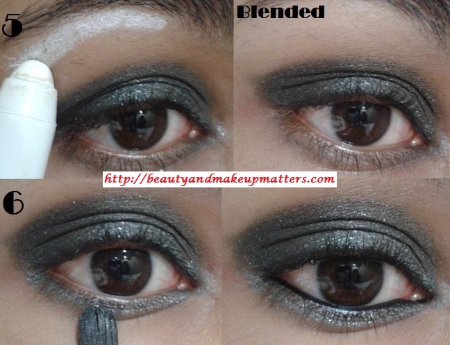 Eye-Makeup-Tutorial-Greyish-Black-Shimmery-Smokey-Eyes-Look2