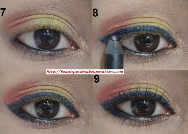 Eye-Makeup-Tutorial-Pink-and-Yellow-Eyes-Using-Inglot-EyeShadow-Look3