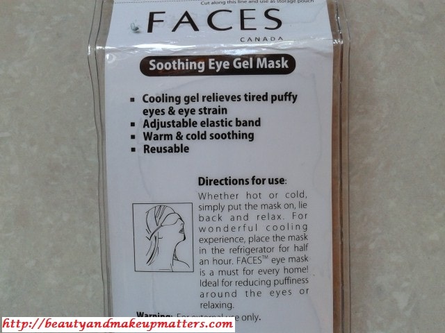 Faces-Smoothing-Eye-Gel-Mask-Claims