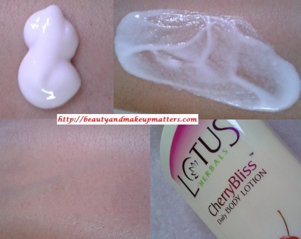 Lotus-Herbals-Cherry-Bliss-Body-Lotion-Swatch
