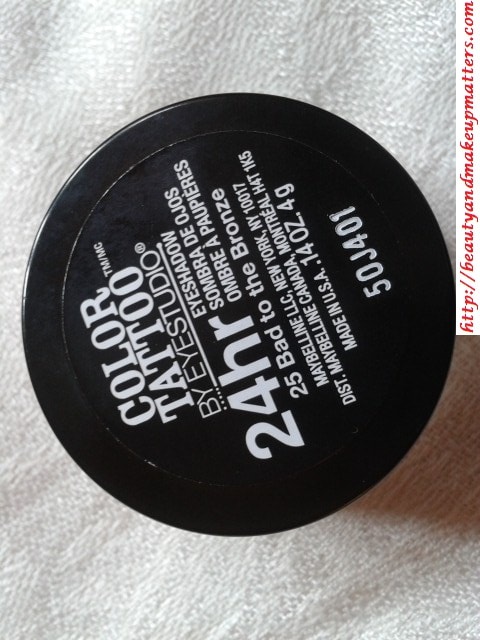 Maybelline-Color-Tattoo-Eye-shadow-Bad-To-Bronze-Review