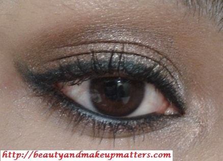 Shimmery-Bronzy-Brown-Soft-Smokey-Eyes-Look