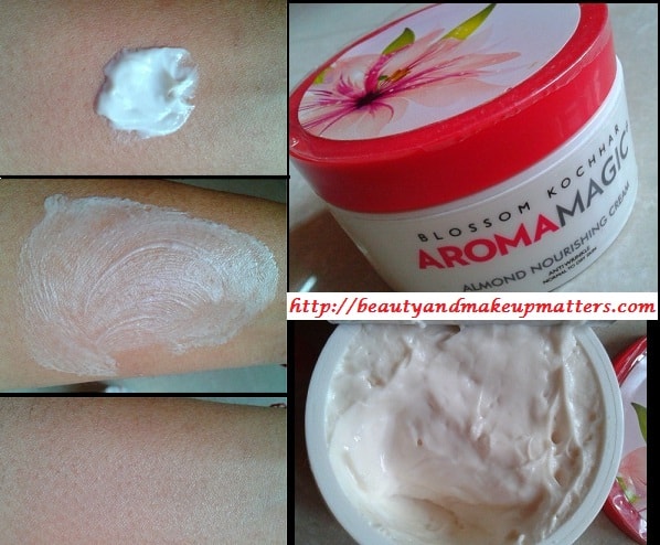 BlossomKochhar-AromaMagic-Almond-Nourishing-Cream-swatch