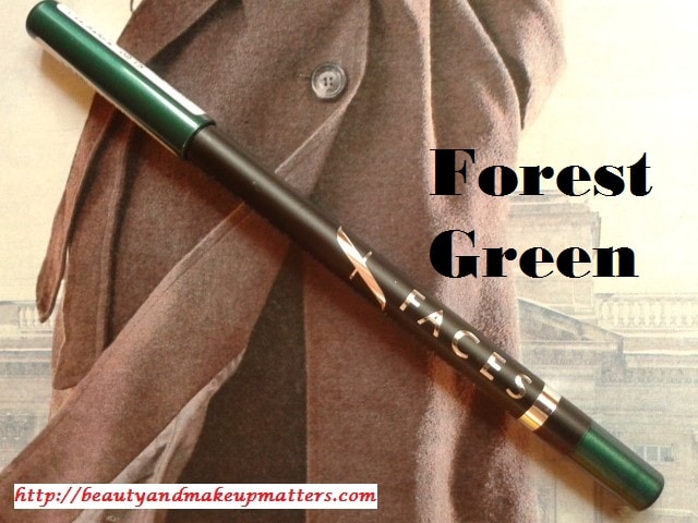 Faces-Long-Wear-Eye-Pencil-Forest-Green-Review