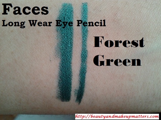 Faces-Long-Wear-Eye-Pencil-Forest-Green-Swatch